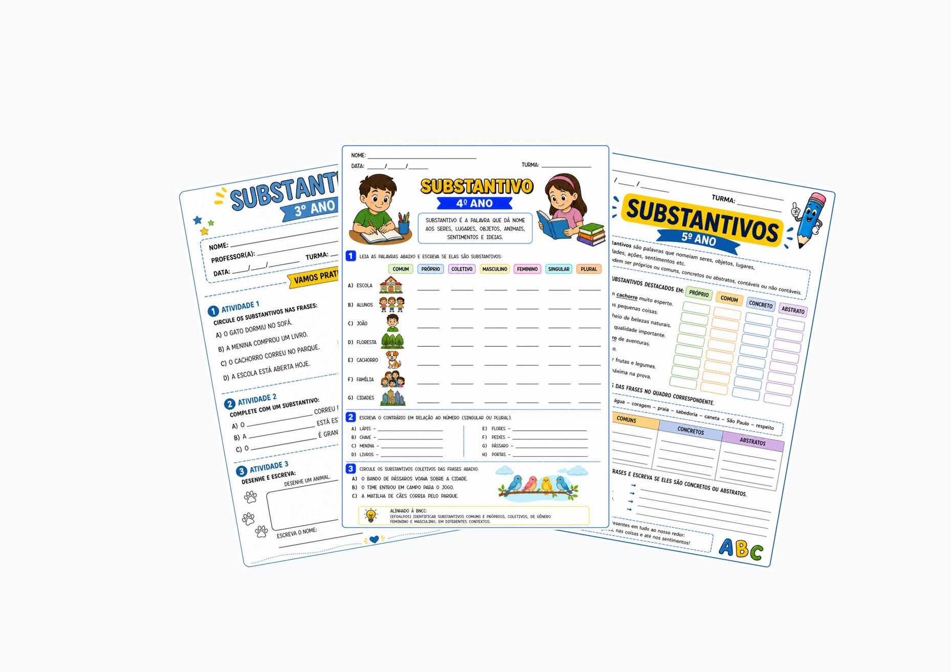 Pacote +300 Atividades de Classes Gramaticais
